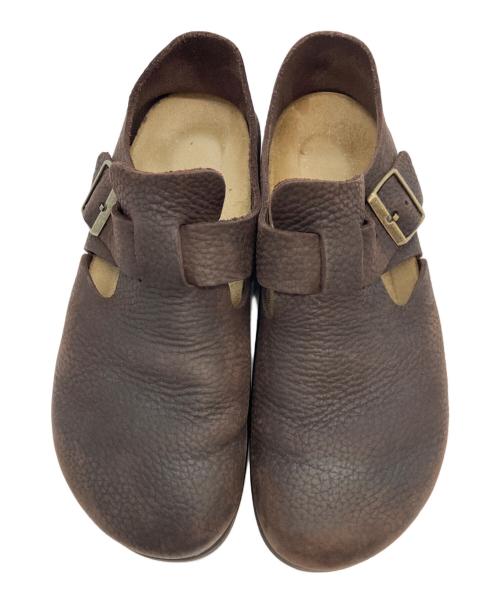BIRKENSTOCK（ビルケンシュトック）BIRKENSTOCK (ビルケンシュトック) レザーサンダル ブラウン サイズ:27の古着・服飾アイテム