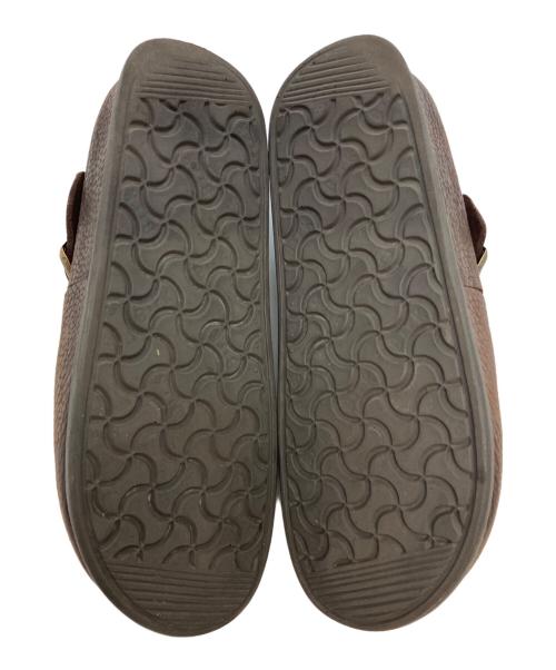 BIRKENSTOCK（ビルケンシュトック）BIRKENSTOCK (ビルケンシュトック) レザーサンダル ブラウン サイズ:27の古着・服飾アイテム