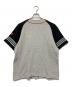 adidas (アディダス) 半袖カットソー グレー×ブラック サイズ:M-L：4500円