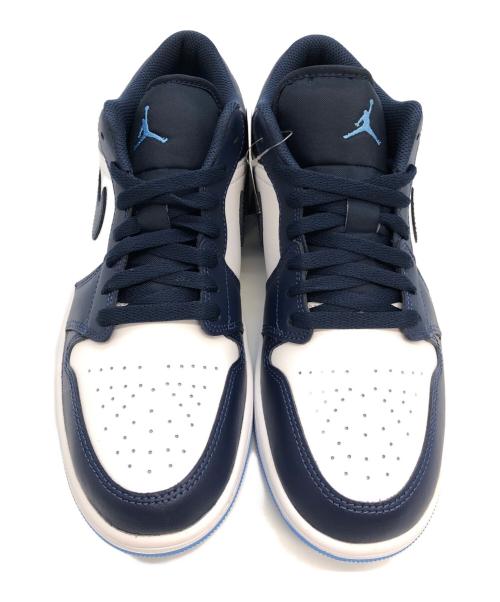 NIKE（ナイキ）NIKE (ナイキ) Nike Air Jordan 1 Low　ローカットスニーカー ネイビー×ホワイト サイズ:SIZE 27.5cmの古着・服飾アイテム