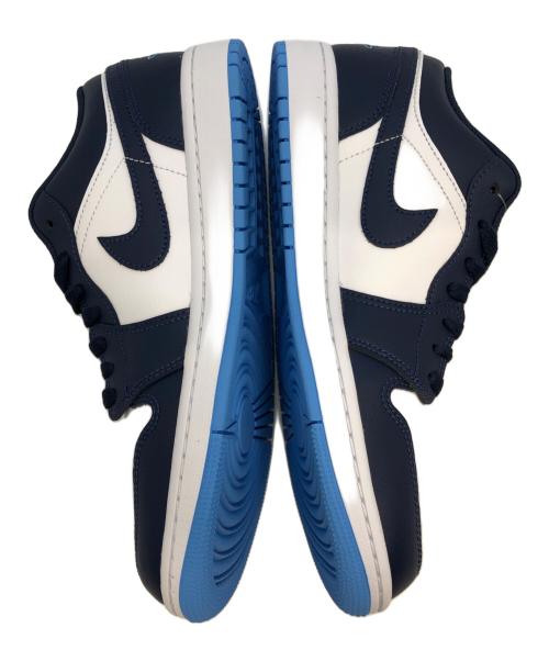 NIKE（ナイキ）NIKE (ナイキ) Nike Air Jordan 1 Low　ローカットスニーカー ネイビー×ホワイト サイズ:SIZE 27.5cmの古着・服飾アイテム