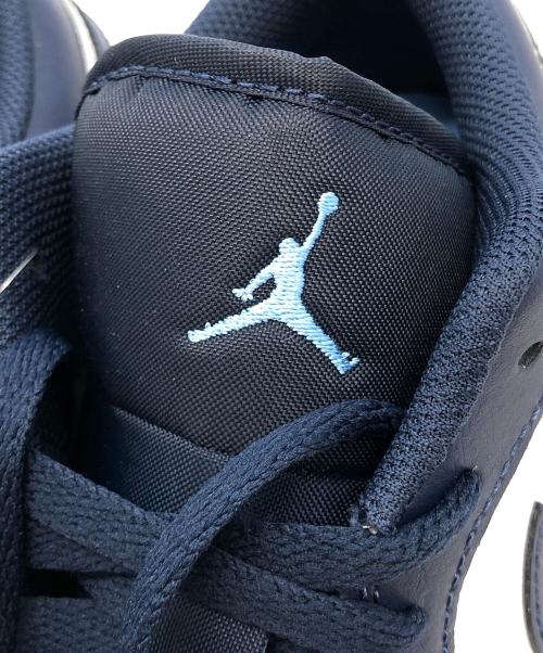 NIKE（ナイキ）NIKE (ナイキ) Nike Air Jordan 1 Low　ローカットスニーカー ネイビー×ホワイト サイズ:SIZE 27.5cmの古着・服飾アイテム