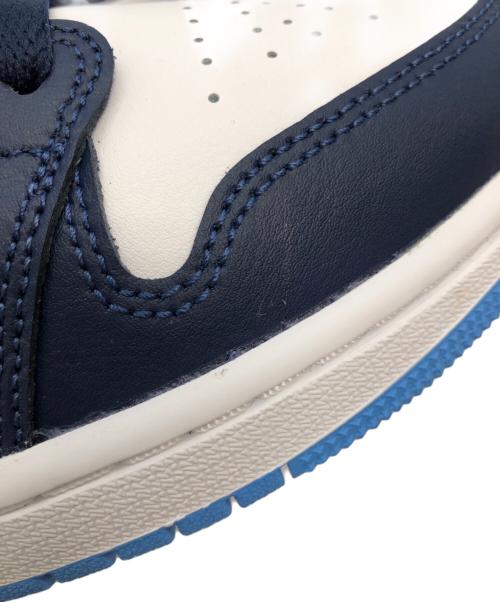 NIKE（ナイキ）NIKE (ナイキ) Nike Air Jordan 1 Low　ローカットスニーカー ネイビー×ホワイト サイズ:SIZE 27.5cmの古着・服飾アイテム