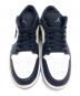 中古・古着 NIKE (ナイキ) Nike Air Jordan 1 Low　ローカットスニーカー ネイビー×ホワイト サイズ:SIZE 27.5cm：14000円