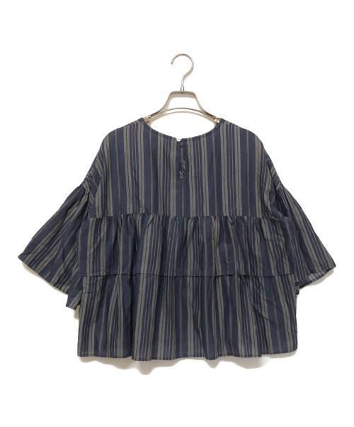utilite（ユティリテ）utilite (ユティリテ) 半袖ブラウス ネイビー サイズ:不明の古着・服飾アイテム