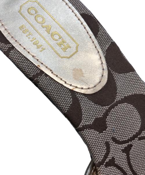 COACH（コーチ）COACH (コーチ) サンダル ベージュ サイズ:SIZE 8.0の古着・服飾アイテム