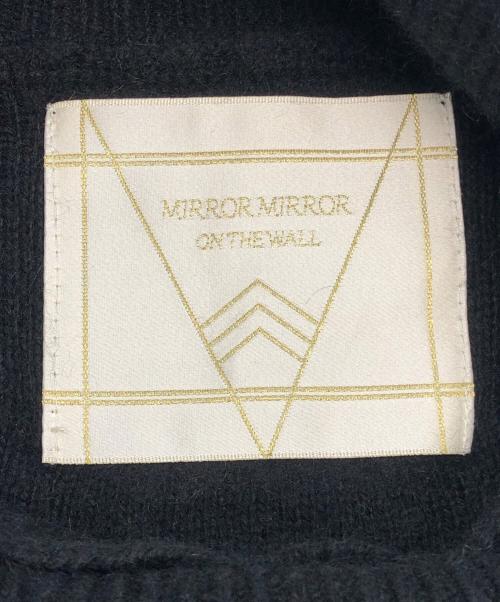 Mirror Mirror on the wall（ミラーミラーオンザウォール）Mirror Mirror on the wall (ミラーミラーオンザウォール) 厚手ニット ブラック サイズ:Freeの古着・服飾アイテム