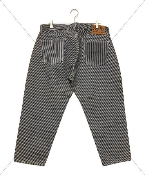 KOJIMA GENES（コジマジーンズ）KOJIMA GENES (コジマジーンズ) ワイドパンツ ブルー×ホワイト サイズ:SIZE 38の古着・服飾アイテム