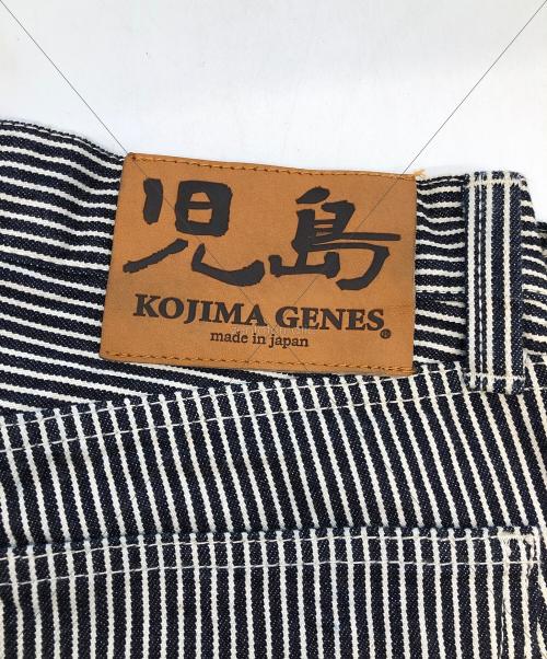 KOJIMA GENES（コジマジーンズ）KOJIMA GENES (コジマジーンズ) ワイドパンツ ブルー×ホワイト サイズ:SIZE 38の古着・服飾アイテム
