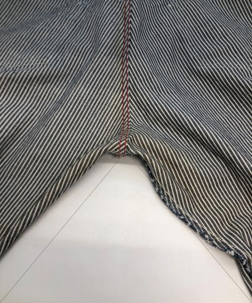 KOJIMA GENES（コジマジーンズ）KOJIMA GENES (コジマジーンズ) ワイドパンツ ブルー×ホワイト サイズ:SIZE 38の古着・服飾アイテム