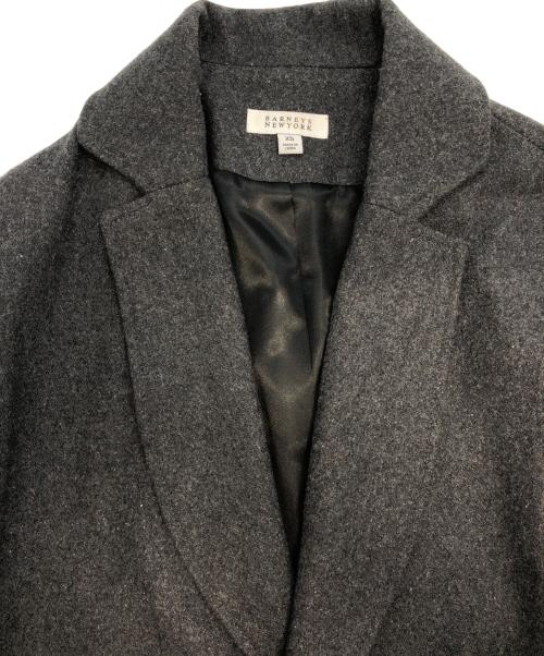 BARNEYS NEWYORK（バーニーズ・ニューヨーク）BARNEYS NEWYORK (バーニーズ・ニューヨーク) ウールコート グレー サイズ:XSの古着・服飾アイテム