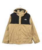 THE NORTH FACEザ ノース フェイス）の古着「ローンピーク トリクライメイト ジャケット」｜ベージュ×ブラック