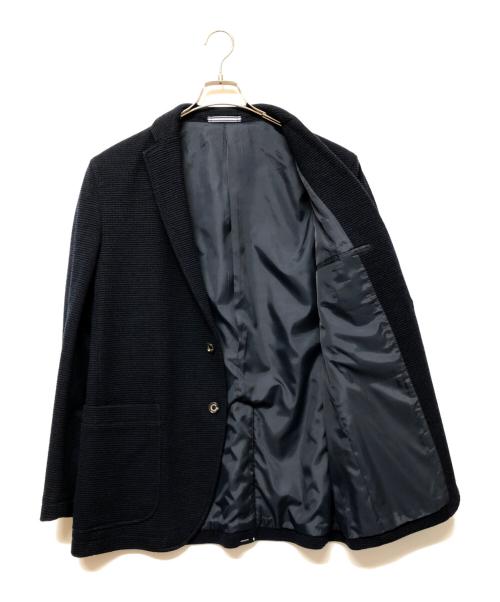 BISHU JAPAN（ビシュウ ジャパン）BISHU JAPAN (ビシュウ ジャパン) 2Bジャケット ブルー サイズ:3Lの古着・服飾アイテム