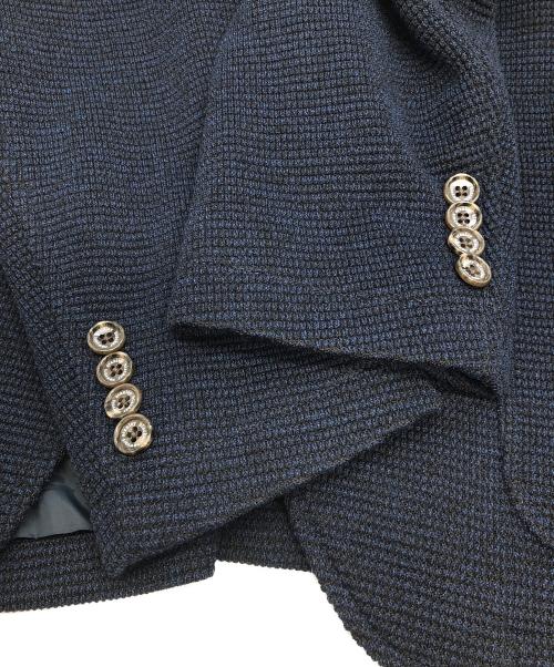 BISHU JAPAN（ビシュウ ジャパン）BISHU JAPAN (ビシュウ ジャパン) 2Bジャケット ブルー サイズ:3Lの古着・服飾アイテム