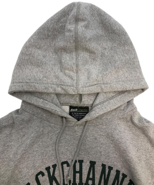 BACK CHANNEL（バックチャンネル）BACK CHANNEL (バックチャンネル) プルオーバーパーカー グレー サイズ:SIZE Mの古着・服飾アイテム
