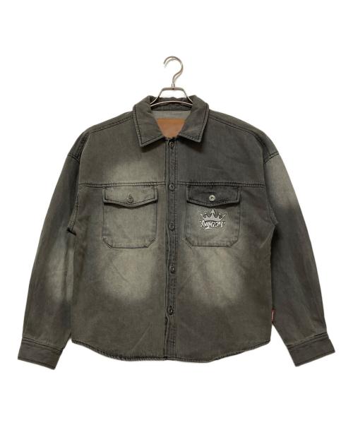 9090（9090）9090 (9090) デニムジャケット グレー サイズ:SIZE Mの古着・服飾アイテム