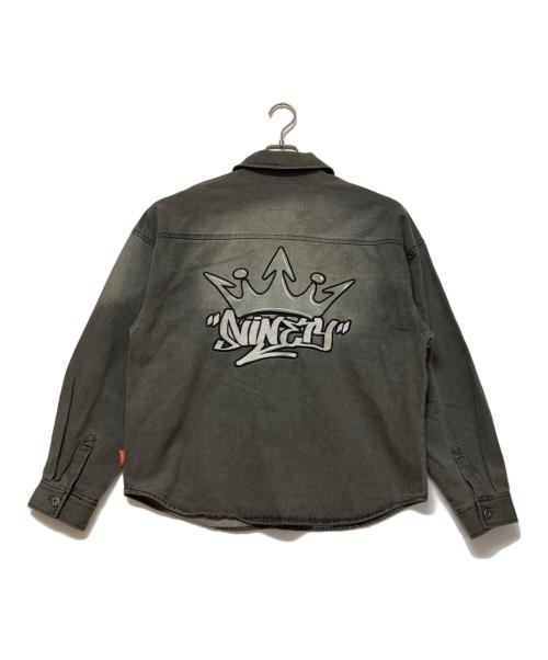 9090（9090）9090 (9090) デニムジャケット グレー サイズ:SIZE Mの古着・服飾アイテム