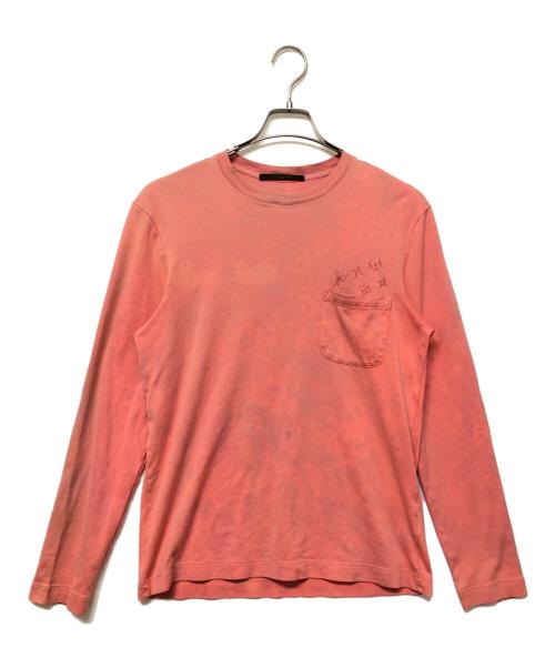 LOUIS VUITTON（ルイ ヴィトン）LOUIS VUITTON (ルイ ヴィトン) 長袖カットソー ピンク サイズ:SIZE XSの古着・服飾アイテム