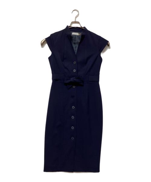 Calvin Klein（カルバンクライン）Calvin Klein (カルバンクライン) シャツワンピース ネイビー サイズ:4の古着・服飾アイテム
