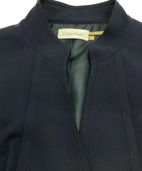 Calvin Klein（カルバンクライン）Calvin Klein (カルバンクライン) シャツワンピース ネイビー サイズ:4の古着・服飾アイテム