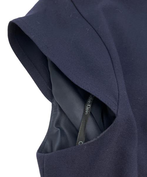 Calvin Klein（カルバンクライン）Calvin Klein (カルバンクライン) シャツワンピース ネイビー サイズ:4の古着・服飾アイテム