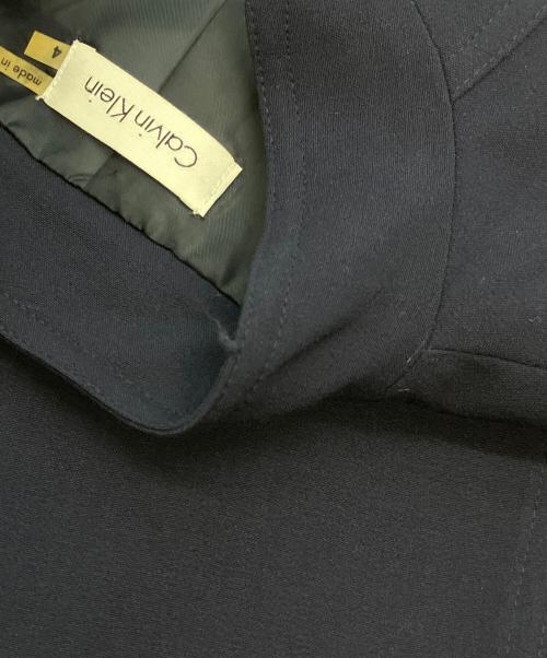 Calvin Klein（カルバンクライン）Calvin Klein (カルバンクライン) シャツワンピース ネイビー サイズ:4の古着・服飾アイテム