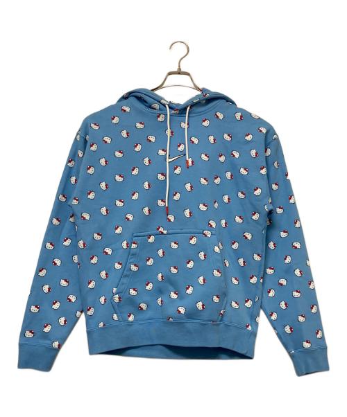 NIKE（ナイキ）NIKE (ナイキ) HELLO KITTY (ハローキティ) プルオーバーパーカー ブルー サイズ:SIZE Sの古着・服飾アイテム