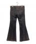 TORNADO MART (トルネードマート) Python jacquard flare pants ブラック サイズ:SIZE M：10000円