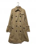 BURBERRY BLUE LABELバーバリー ブルー レーベル）の古着「トレンチコート」｜ベージュ