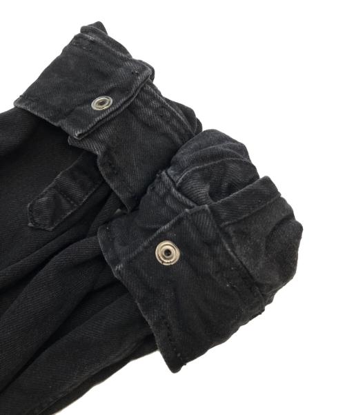 Calvin Klein Jeans（カルバンクラインジーンズ）Calvin Klein Jeans (カルバンクラインジーンズ) デニムジャケット ブラック サイズ:SIZE Mの古着・服飾アイテム