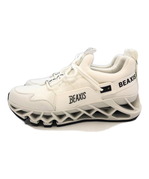 BEAXIS（ビーアクシス）BEAXIS (ビーアクシス) ローカットスニーカー ホワイト サイズ:SIZE Mの古着・服飾アイテム