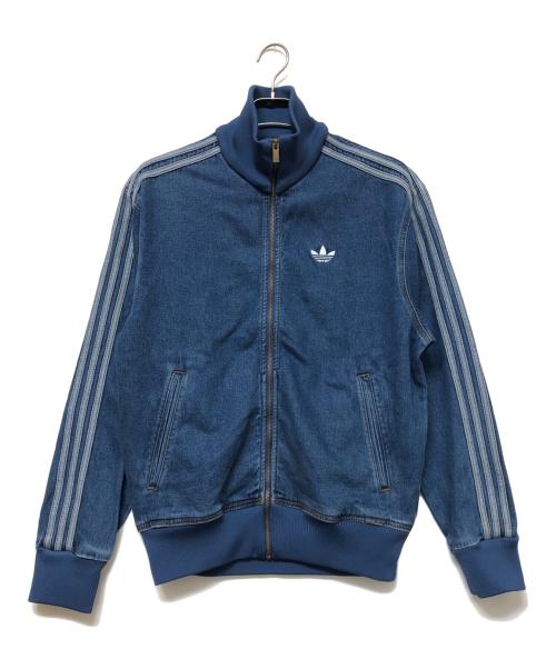 adidas（アディダス）adidas (アディダス) トラックデニムジャケット ネイビー サイズ:SIZE Sの古着・服飾アイテム