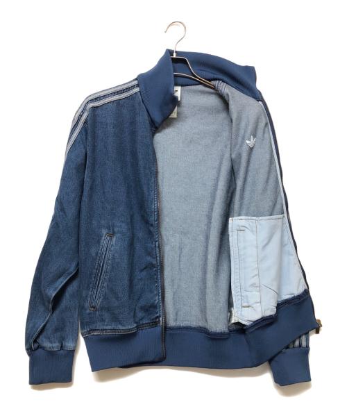 adidas（アディダス）adidas (アディダス) トラックデニムジャケット ネイビー サイズ:SIZE Sの古着・服飾アイテム