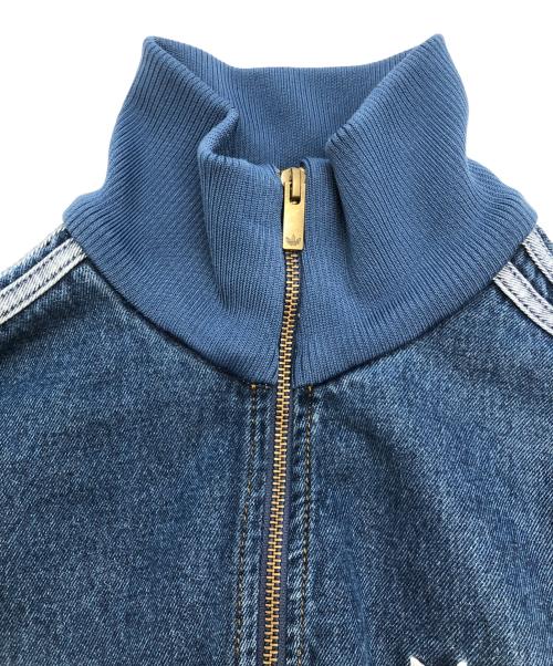 adidas（アディダス）adidas (アディダス) トラックデニムジャケット ネイビー サイズ:SIZE Sの古着・服飾アイテム