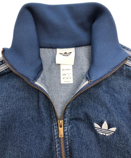 adidas（アディダス）adidas (アディダス) トラックデニムジャケット ネイビー サイズ:SIZE Sの古着・服飾アイテム