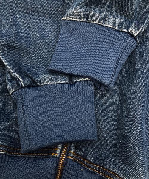 adidas（アディダス）adidas (アディダス) トラックデニムジャケット ネイビー サイズ:SIZE Sの古着・服飾アイテム