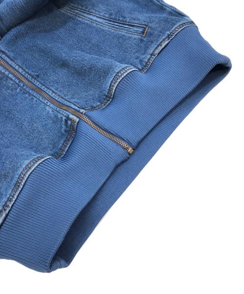 adidas（アディダス）adidas (アディダス) トラックデニムジャケット ネイビー サイズ:SIZE Sの古着・服飾アイテム