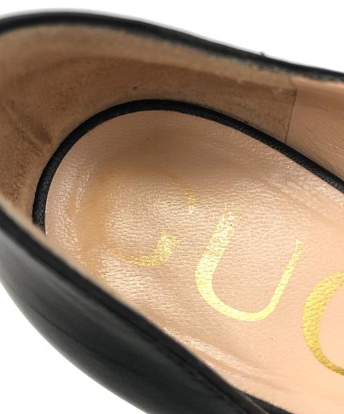 GUCCI（グッチ）GUCCI (グッチ) ヒールパンプス ブラック サイズ:SIZE 36 1/2の古着・服飾アイテム