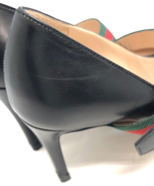 GUCCI（グッチ）GUCCI (グッチ) ヒールパンプス ブラック サイズ:SIZE 36 1/2の古着・服飾アイテム