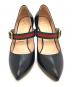 中古・古着 GUCCI (グッチ) ヒールパンプス ブラック サイズ:SIZE 36 1/2：8000円