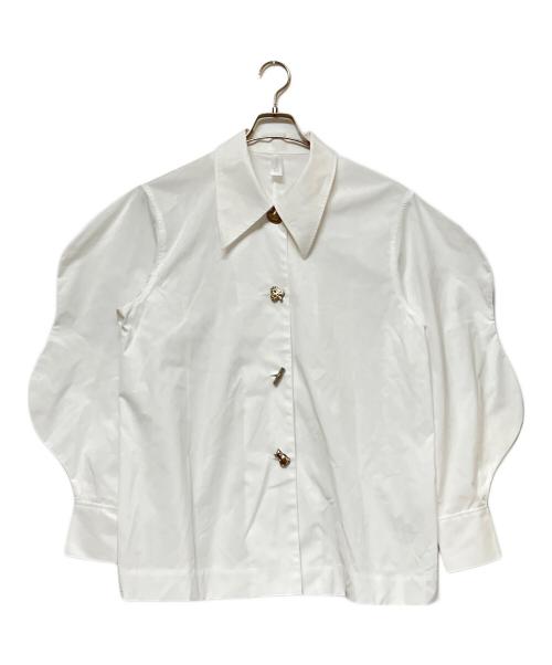 charmante femme（シャルマントファム）Charmante femme (シャルマントファム) 長袖シャツ ホワイト サイズ:Freeの古着・服飾アイテム