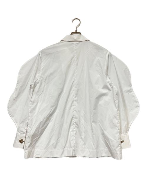 charmante femme（シャルマントファム）Charmante femme (シャルマントファム) 長袖シャツ ホワイト サイズ:Freeの古着・服飾アイテム