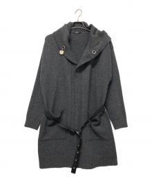 DIESEL（ディーゼル）の古着「ニットコート」｜グレー