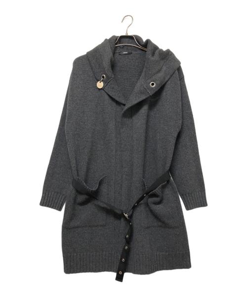 DIESEL（ディーゼル）DIESEL (ディーゼル) ニットコート グレー サイズ:不明の古着・服飾アイテム