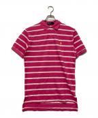 POLO RALPH LAURENポロ・ラルフローレン）の古着「ポロシャツ」｜ピンク×ホワイト