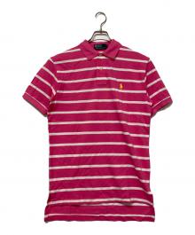 POLO RALPH LAUREN（ポロ・ラルフローレン）の古着「ポロシャツ」｜ピンク×ホワイト