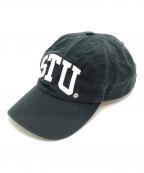 stussyステューシー）の古着「STU Arch Strapback」｜ブラック