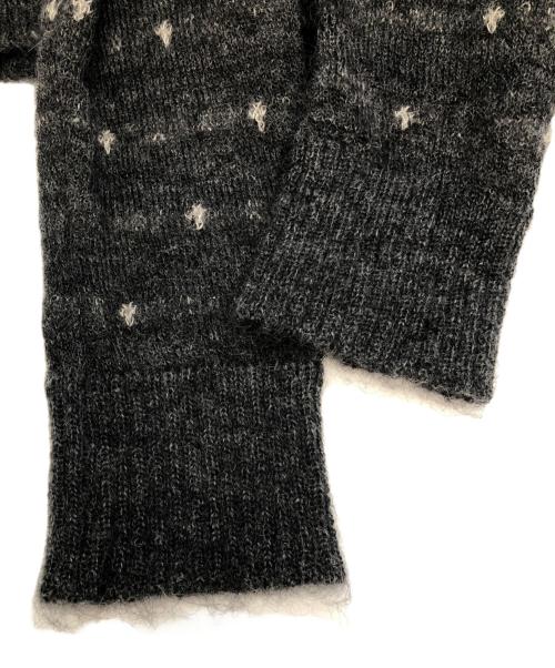 Hysteric Glamour（ヒステリックグラマー）Hysteric Glamour (ヒステリックグラマー) ニットカーディガン グレー サイズ:Lの古着・服飾アイテム