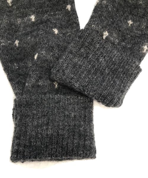 Hysteric Glamour（ヒステリックグラマー）Hysteric Glamour (ヒステリックグラマー) ニットカーディガン グレー サイズ:Lの古着・服飾アイテム