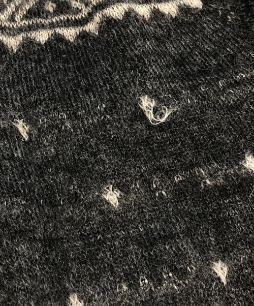Hysteric Glamour（ヒステリックグラマー）Hysteric Glamour (ヒステリックグラマー) ニットカーディガン グレー サイズ:Lの古着・服飾アイテム